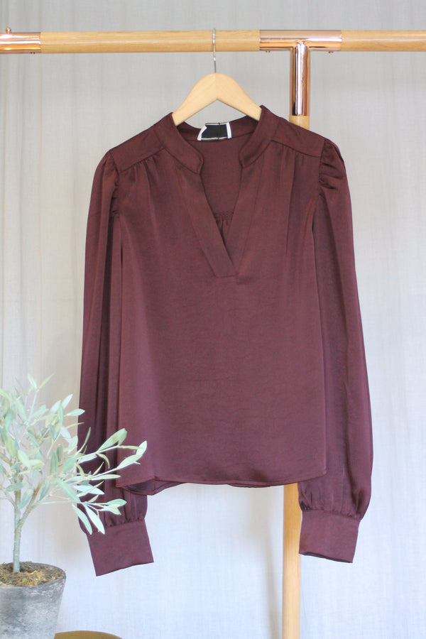 Rosslyn Top | Burgundy