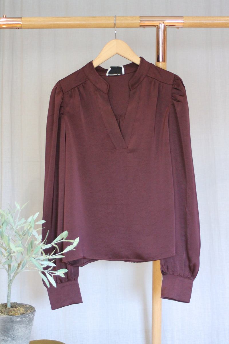 Rosslyn Top | Burgundy