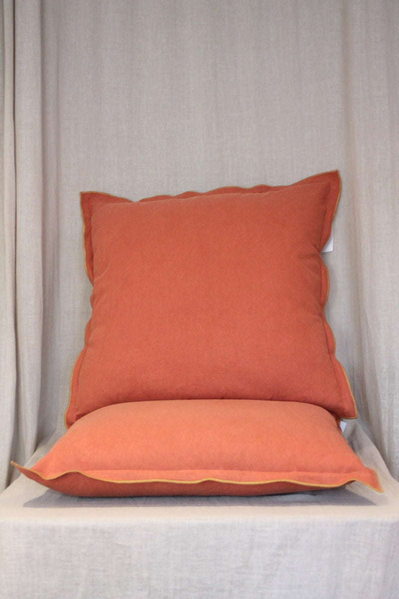 Cushion | Rust/Tobacco Linen Mix