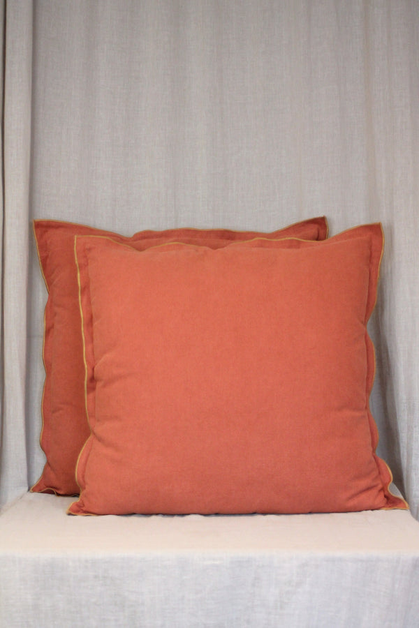 Cushion | Rust/Tobacco Linen Mix