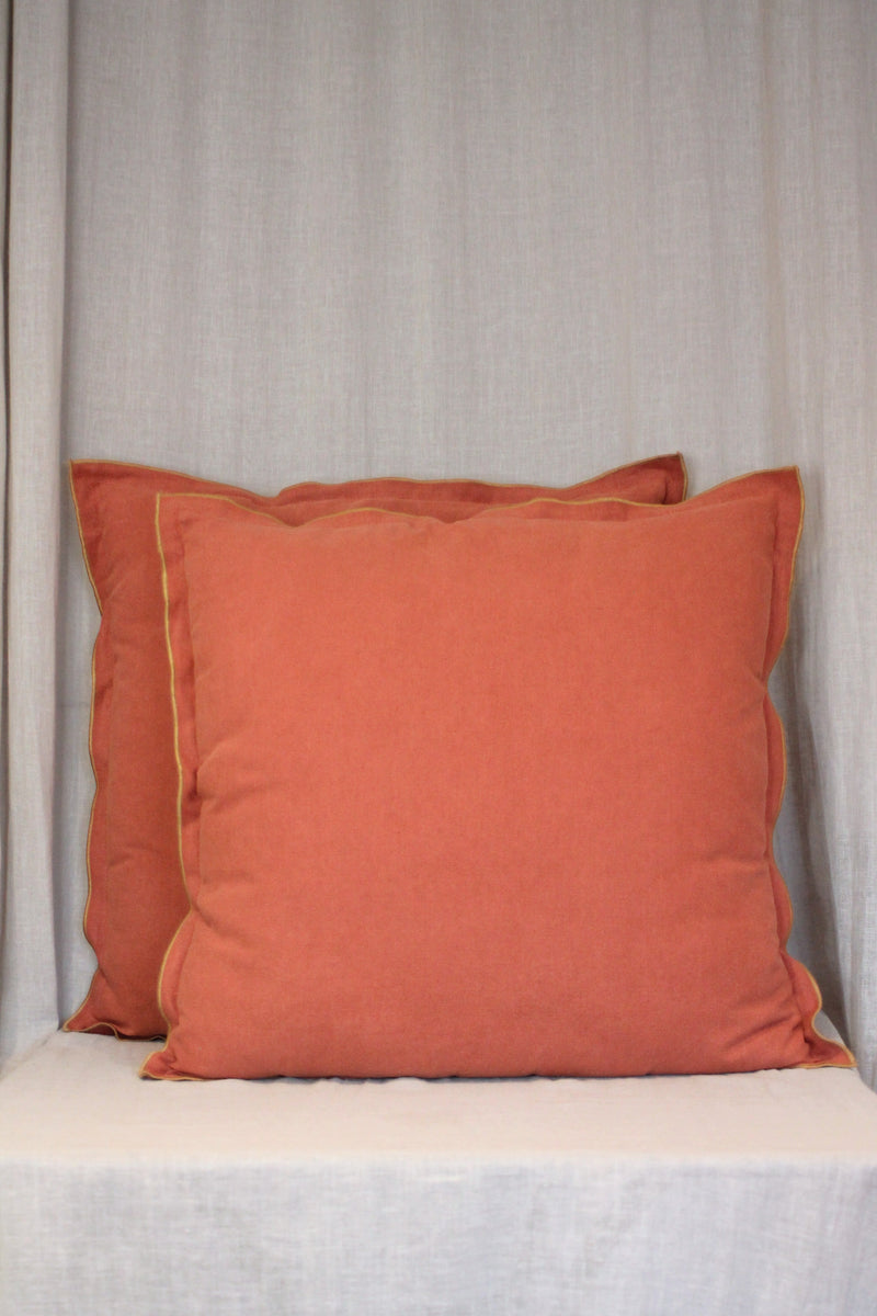 Cushion | Rust/Tobacco Linen Mix