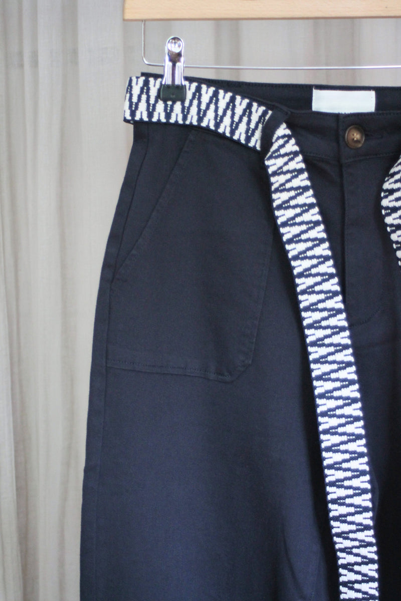 Marie Stretch Chinos | Navy