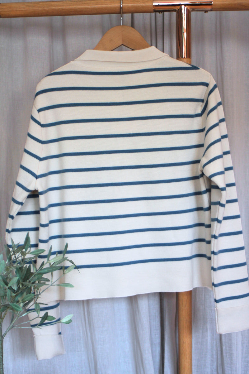 Valimao Knit | Ecru/Sky