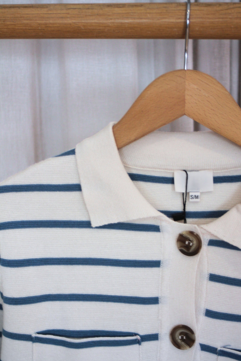 Valimao Knit | Ecru/Sky