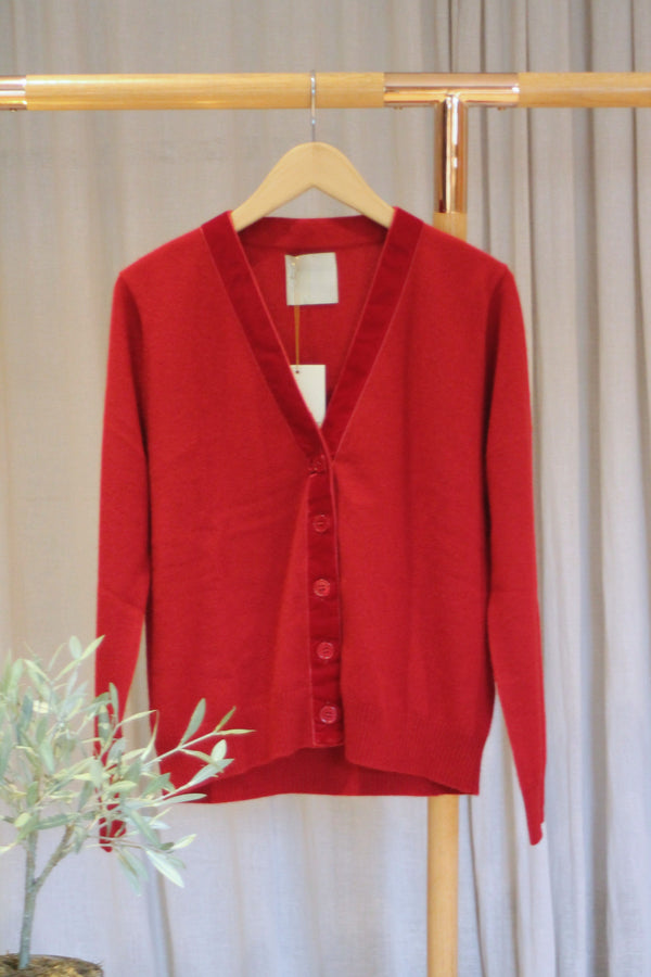 Velvet Little Cardigan