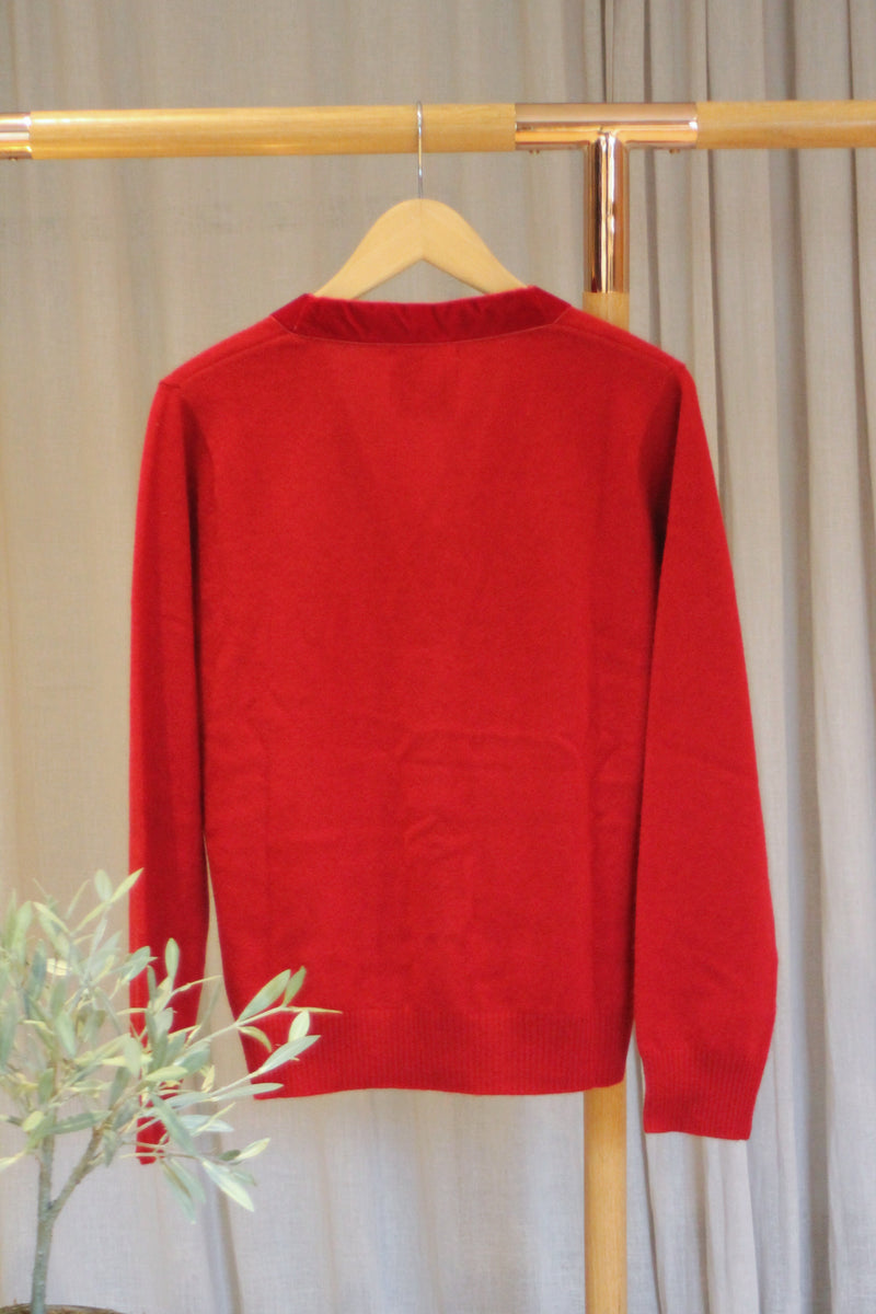 Velvet Little Cardigan
