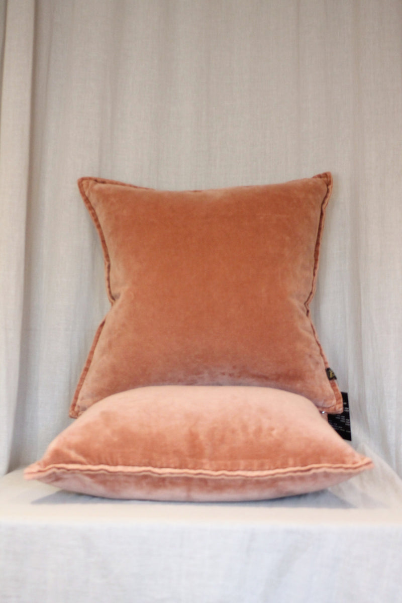 Square Velvet Cushion | Mocha