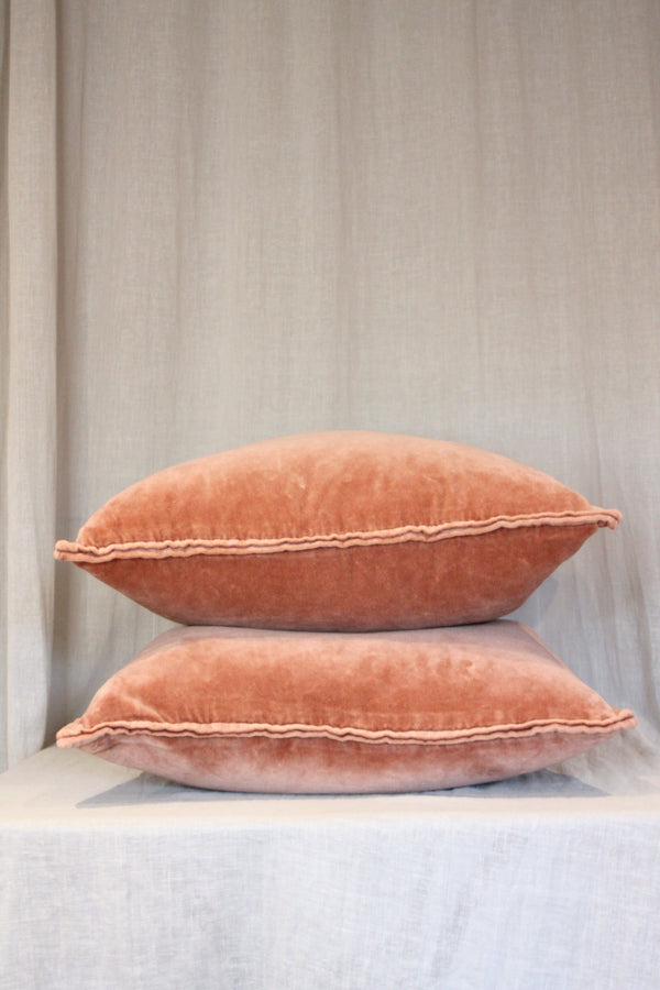 Square Velvet Cushion | Mocha