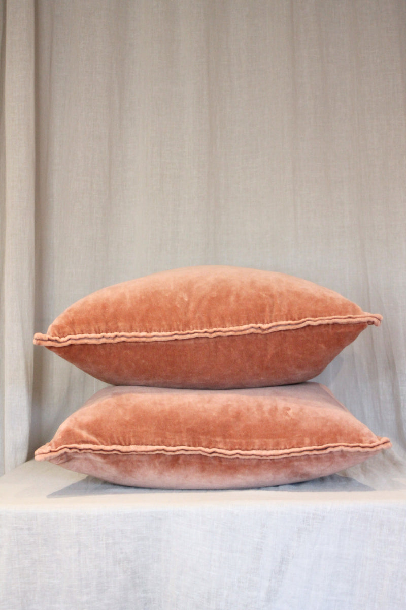 Square Velvet Cushion | Mocha