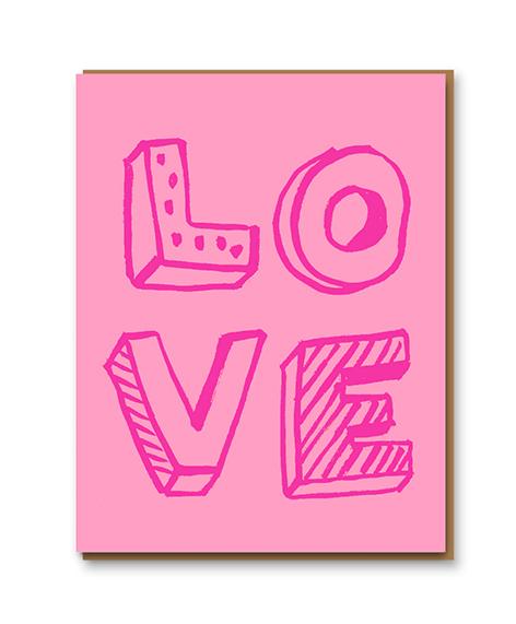 Love Type Card