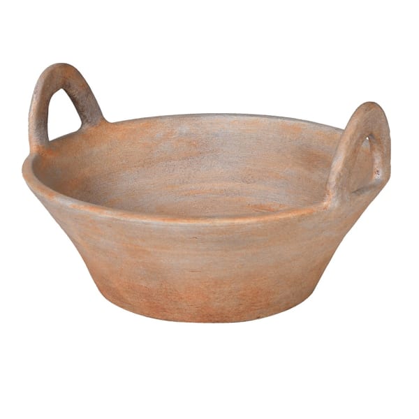 Terracotta Bowl with Handles