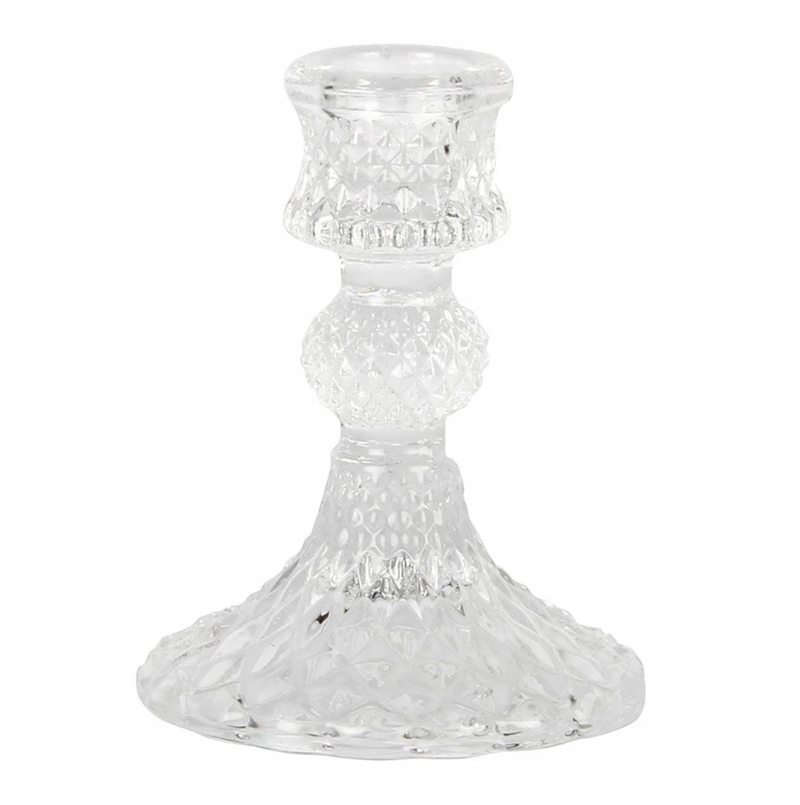 Glass Candlestick S | Clear